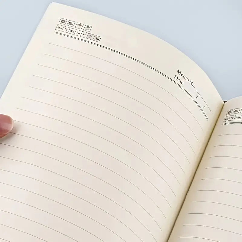 Hollow Core Journal - Heavy-Duty Writing Notebook with Smooth Writing Surface, Compatible with Pens, Pencils, Markers - Ideal for Office